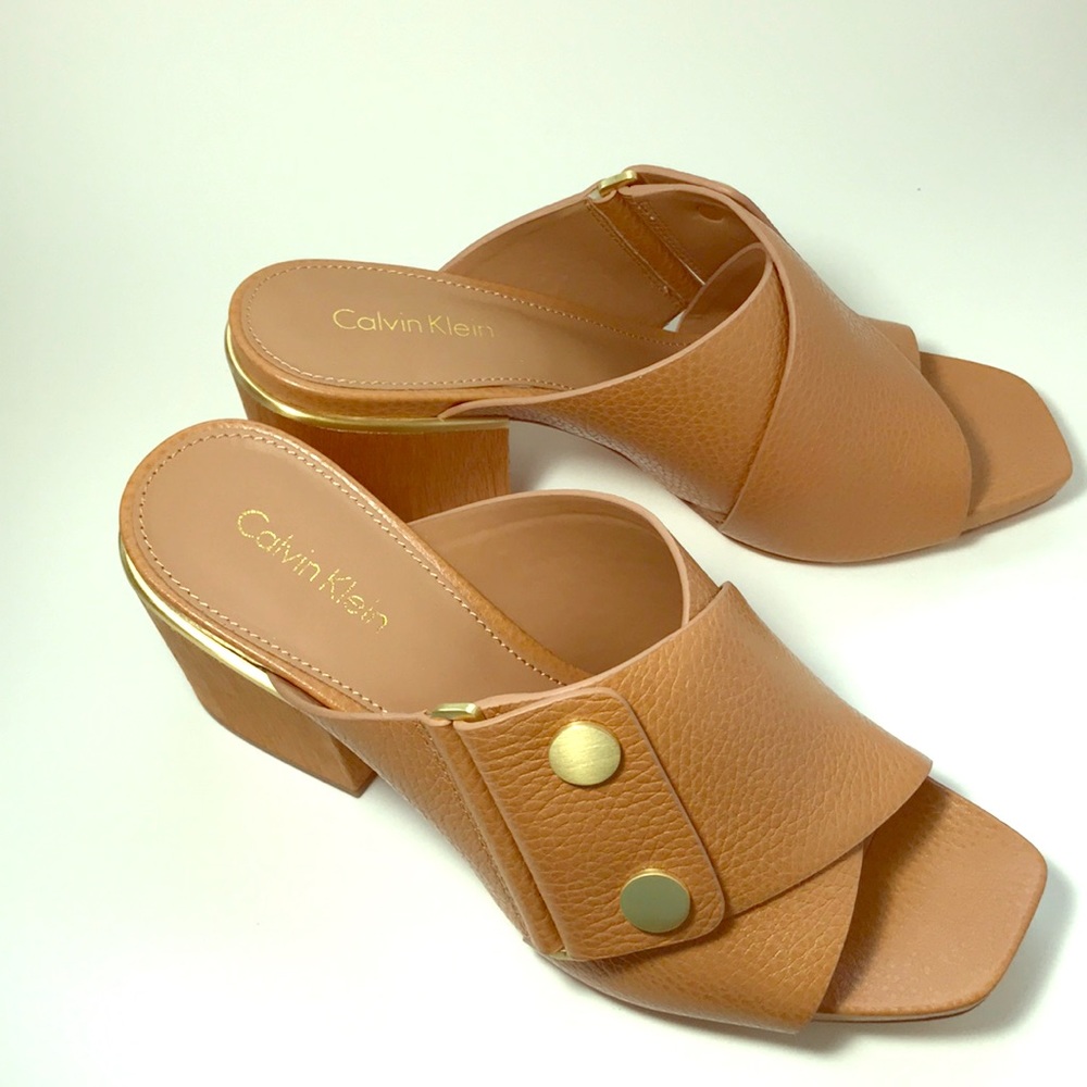 Calvin Klein Jolle Mules Size 7 NWOT